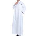 thumbnail image 5 of JGTDBPO Kaftan for men long sleeve Men's Nightshirt Long Sleeve Sleepwear Soft Comfy Nightgown Loose Sleep Shirt, 5 of 8
