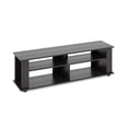 thumbnail image 4 of CorLiving Bakersfield Black Engineered Wood TV Stand with Open Shelves and Sound Bar Space for TVs up to 75", 4 of 6