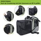 thumbnail image 4 of Mochila para gatos con cremallera antiapertura, plegable, expandible, para perros, con ventana de malla, color negro, para perros, gatos, mascotas, 4 of 5