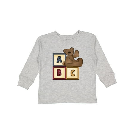 

Inktastic ABC BEAR Gift Toddler Boy Girl Long Sleeve T-Shirt