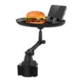 thumbnail image 1 of Bandeja Ajustable Para Automóvil Bandeja Negra Para Automóvil Escritorio Abs Mesa De Comida Para Automóvil Gran Capacidad De Carga Plato Portátil Para Automóvil Con Ranura Para Teléfono Para Taza De Scienceny VI009351-01, 1 of 7