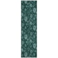 thumbnail image 2 of Addison Rugs Chantille Indoor/Outdoor Transitional Floral Teal Washable Runner Rug, 2'3" x 7'6", 2 of 6