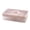 Pink1, variant on Youthyao Double Layer Stackable Storage Container Box with Handle, for Art Craft Scrapbooking Supplies Document Stationery