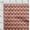 Rust Brown, variant on oneOone Organic Cotton Poplin Twill Fabric Waves Flame Stitch Print Fabric By The Yard 42 Inch Wide