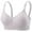 Gray, variant on Amidoa Wireless Bras for Women Beige Push-up T-Shirt Solid Breathable Bralette Women's Lingerie 34
