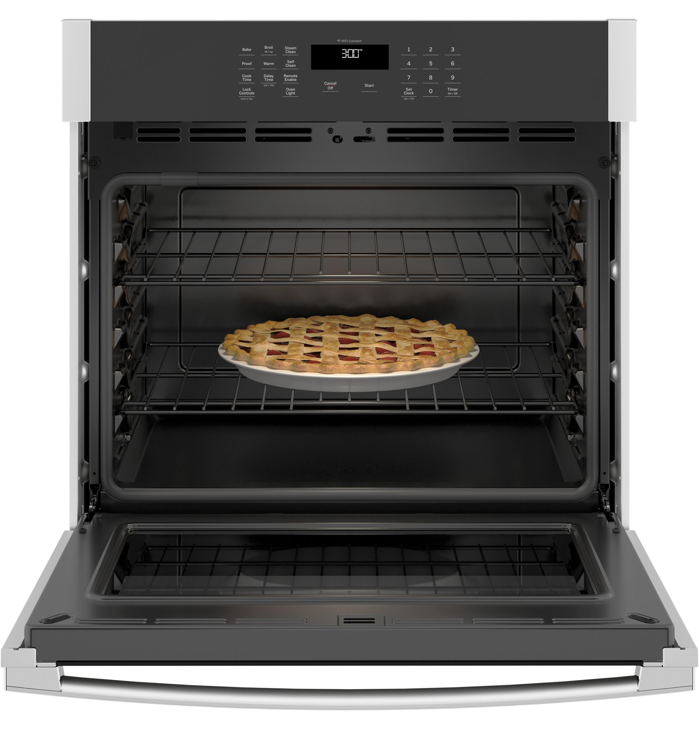 Ge Jts3000 30" Wide 5 Cu. Ft. Single Electric Oven - Stainless Steel