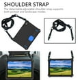 thumbnail image 3 of Kids Friendly Tablet Case for Lenovo Tab M10 TB-X505X/F/TB-X605F, Heavy Duty Wristband Shoulder Strap Crossbody Lanyard Cover with Kickstand Military Grade Anti-Drop Shockproof Case,Black+Blue, 3 of 6