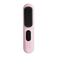 thumbnail image 4 of Cepillo Alisador de Pelo Inalámbrico, Cepillo Alisador de Calentamiento Rápido, Rizador de Pelo de Iones Negativos, Peine Calefactor Portátil-Rosa, 4 of 9