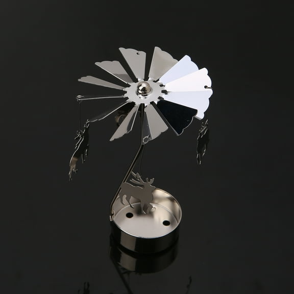 Necvior Metal Rotating Tea Light Candle Holders Spinning Tealight Stand Candleholders