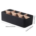 thumbnail image 5 of kojbhygd Creative Wooden Storage Box 6 Compartment Desktop Organizer Multipurpose Container Home Office Kitchen, 5 of 9