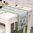 thumbnail image 2 of Easter Table Runners 13x70 Inches  Bunny Gnomes Linen Burlap Happy Easter Table Runners for Kitchen Holiday Party, 2 of 4