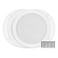thumbnail image 1 of Reliable Hardware Company Rh-4002-6.5-2-A Par De Cubiertas Para Altavoces De Montaje En Superficie, Color Blanco, 6-1/2", 1 of 1