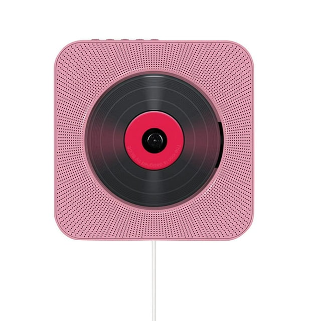 ziyahi Lecteur CD Mural Bluetooth 4.2 avec Télécommande Audio Sans Fil en Plastique ABS