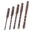 thumbnail image 4 of Triangular Drill Bits, YG8 Hard Alloy Rapid Drilling Double Rear Angle Design Twist Drill  For Glass For Perforating Ceramics, 4 of 8