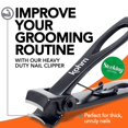 thumbnail image 2 of Cortauñas KOHM CP-120 Heavy Duty para uñas gruesas, color negro, 2 of 9