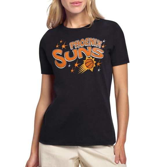 Women's Starter Black Phoenix Suns Fireworks T-Shirt
