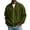 Army Green, variant on Men's Lightweight Jackets Casual Light Jackets for Men Waffle Bomber Jacket Varsity Coat with Zipper