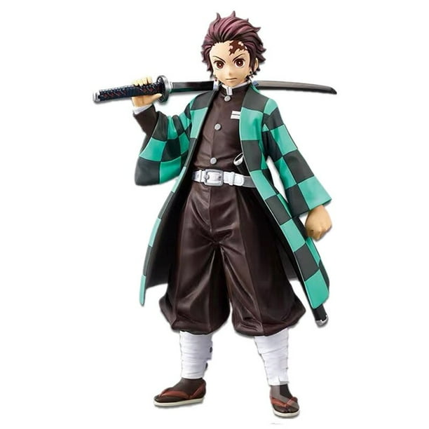 Figura de acción de Anime Demon Slayer, Kanroji Mitsuri Nezuko, 28cm, GK, Halloween, Kawaii, modelo de colección perfecta, muñecos de juguete Fivean unisex