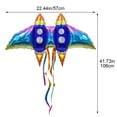 thumbnail image 5 of vlrwzc Rocket Wing Balloon Space Exploration Theme Inflatable Balloon Airplane Balloon Large Aluminum Film Balloon, 5 of 7
