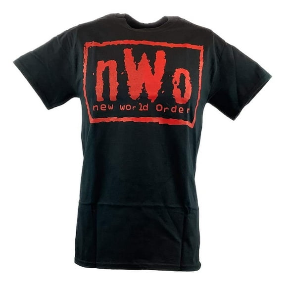 Adult Unisex NWO New World Order Logo Pro Wrestling Black T-Shirt Small