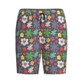 thumbnail image 3 of Yiaed Daisies Flowers for Men's Soft Sleep Pajama Short Lounging Pajama Shorts-XX-Large, 3 of 8