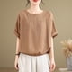 thumbnail image 1 of mfyjkho Tops Para Salir, Camisa De Satén Con Solapa Y Manga Larga Para Mujer, Color Liso, A La Moda Tops Para Hacer Ejercicio Xl, 1 of 5