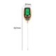 thumbnail image 3 of Probador De Humedad De Ph Del Suelo Instrumento medidor de humedad del suelo 4 en 1, analizador de humedad de PH, accesorios de jardinería Ndcxsfigh  Libre de BPA, 3 of 8