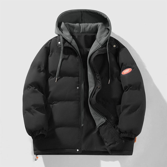 Parkas de manga larga de moda para mujer, chaqueta con capucha y cordón de color liso con cremallera y manga larga, abrigo de invierno, blusa de poliéster para mujer
