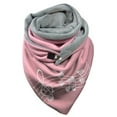 thumbnail image 1 of Femmes Impression Bouton Châles Casual Chaud Doux Mode Foulards Envelopper les Femmes Écharpe, 1 of 4