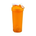 thumbnail image 1 of Botella Agitadora De Proteínas Botella de agua con agitador de proteínas con taza mezcladora de gimnasio a prueba de fugas a escala (naranja) Tmvgtek Libre de BPA, 1 of 4