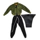 thumbnail image 2 of Conjunto de ropa y pantalones para figura a escala 1:12, hecho a mano, informal, con camiseta corta Verde, 2 of 9
