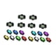 thumbnail image 1 of Luces estroboscópicas LED compactas, impermeables, de 7 colores, para bicicletas, aviones y motocicletas. 20 piezas, 1 of 9