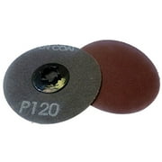 Griton QA120150 2" Quick Change Sanding Disc, Industrial Grade, 150 Grit, Black (Pack of 50)