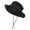 Black, variant on Outdoor Fisherman Hat with Large Brim And Sun for Men And Women Printing Bucket Hat