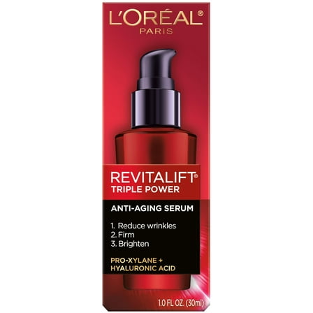 L'Oreal Paris Revitalift Triple Power Anti-Aging Serum, 1 fl oz