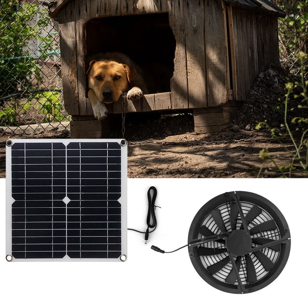 Kit De Ventilador De Extracción De 12v Con Panel Solar 12w | Envío gratis
