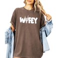 thumbnail image 4 of Wifey Skeleton Fall Shirt for Women Trendy Halloween Tee for Adults Espresso Shirt Adult Small, 4 of 5