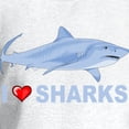 thumbnail image 3 of CafePress - I Love Sharks Sweatshirt - Crew Neck Sweatshirt, 3 of 5