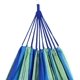 thumbnail image 3 of Hamaca brasileña de tela de algodón suave para exteriores, de doble ancho, para 2 personas, para viajes y acampada (azul clásico), 3 of 4