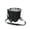 Black, variant on Four Compartment Drink Carrier Bag with Dividers, Large Capacity Crossbody Caddy, Portable Water Bottle Organizer for Family, Hiking, Travel and School Outdoor Use