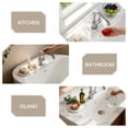 thumbnail image 7 of FZENeast Stone Drying Mat,Quick Drying Diatomite Stone Kitchen Faucet Absorbent Mat 17.7 x 3.9 (White), 7 of 7