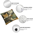 thumbnail image 6 of nygtbtfer Cat Throw Pillow Case, Set of 2, Gifts for Cat Lover, Funny Cat Pillow, Children Room Decoration, Cat Owners Gifts, Cat Theme Room Decor, Cushion Cover for Sofa Couch Bed 12x12in, 6 of 7