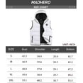 thumbnail image 6 of MADHERO Men's Lightweight Sleeveless Puffer Vest with Hood Water-Resistant Outdoor Vest Jacket White Size XL, 6 of 6