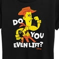 thumbnail image 3 of Toy Story - Do You Even Lift - Women's Short Sleeve Graphic T-Shirt, 3 of 5