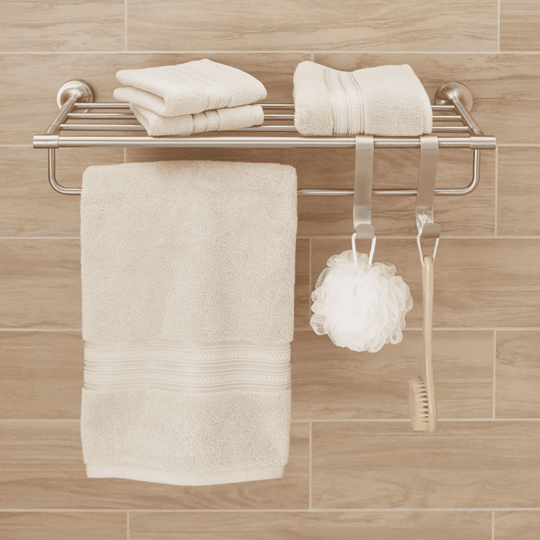 Bathroom Wall Towel Rack, Mounted Towel Rack Holder - Avocrafts