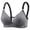 #39Black, variant on Byworldtasic Ladies Everyday Plaid Wireless Bra Ribbed V‑Neck Lightweight Bralette Adjustable Shoulder Straps Casual Bra