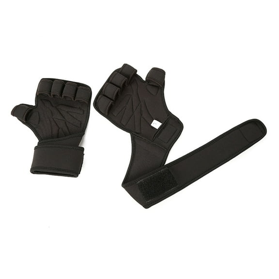 Yokua Weight Lifting Gloves Open Gym Gloves Work Out Gloves with Wrist Support