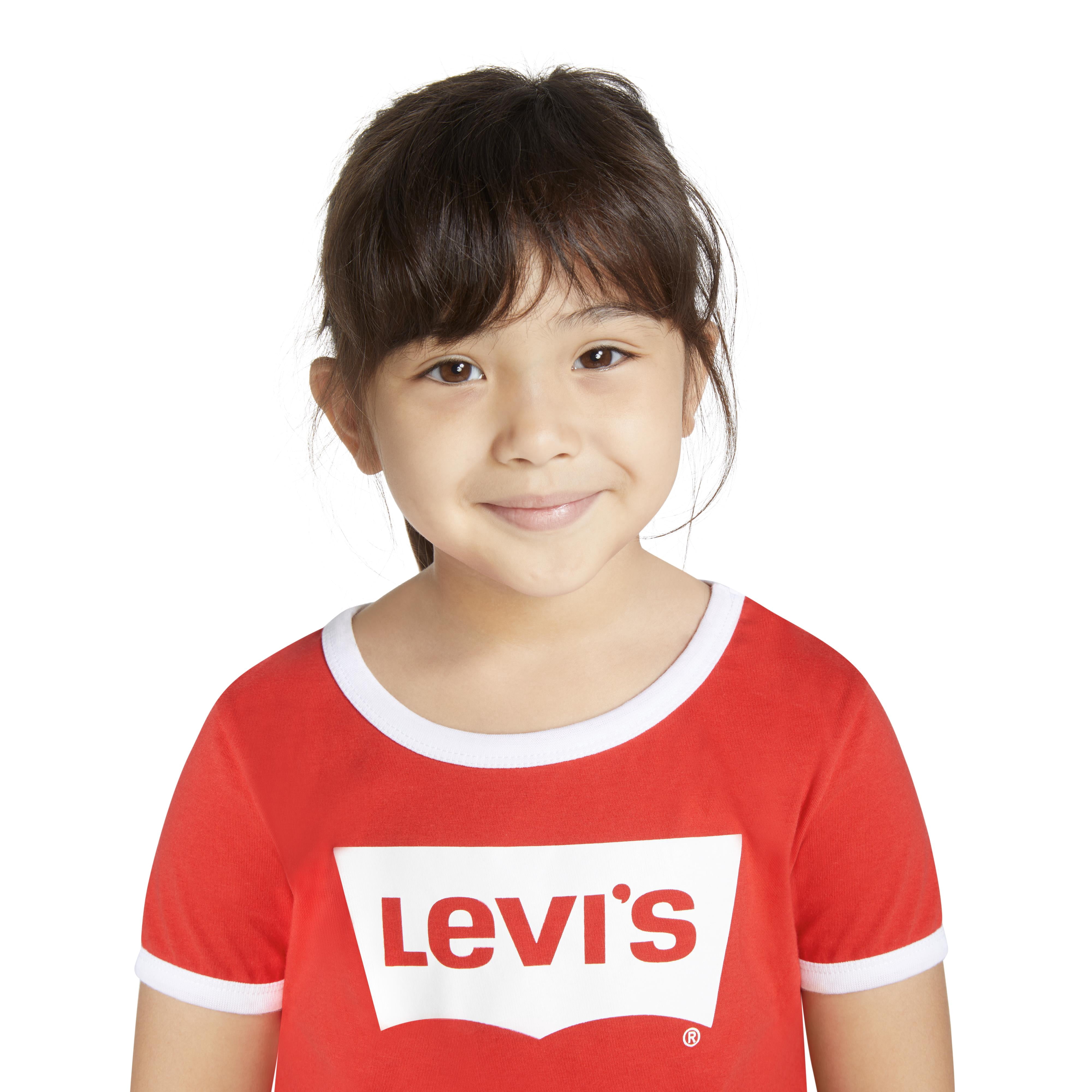 Levi's Girls' Short Sleeve Batwing T-Shirt, Sizes 4-16