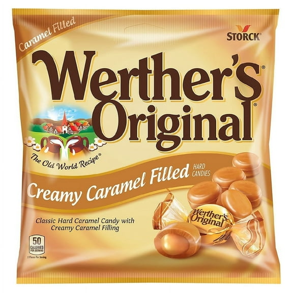 Werther's Original Hard Caramel Candy 5.5 oz Pack of 2