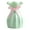 Green, variant on RZDLIZJ 1Pc Shatterproof Thick HDPE Plastic Flower Vase with Bow Decor, Elegant Solid Color Floral Vase, Modern Nordic Home Decor for Living Room Bedroom Office
